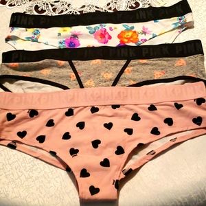 Pink Victoria secret woman panties
